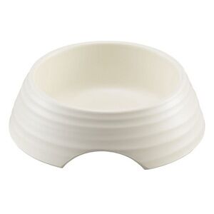 Cream White Retriever Retro Melamine Pet Bowl